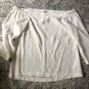 Babaton White Top off shoulder